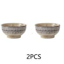 Bát sứ dày 4.5/7/9.5 inch dùng đựng salad, cơm, súp, tráng miệng, mì, thiết kế sọc men dưới lớp men phủ, dùng được trong lò vi sóng, thích hợp sử dụng hàng ngày, nhà hàng, quà tặng tân gia, quà tặng Ngày của Cha, Ngày của Mẹ. - Nhiều màu - Xem 13