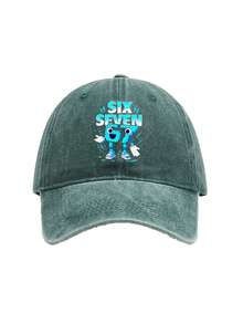 1pc Unisex Baseball Cap - Low-Key Adjustable Washed Cotton Golf Dad Hat - Baseball Cap - View 8