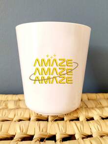 1 P Amaze Amaze Amaze Patterns Shot Glass Drinking Cup Unbreakable Melamine Tumblers Reusable Drinkware Party Gifts Wedding Camping Washers Lightweight Project Hail Mary Rocky Inspired Gift - trắng - Xem 7
