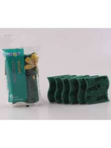 OKS 6片装尼龙强力百洁布 - 强力厨房清洁海绵，适用于碗碟和锅具 - / - 查看 5