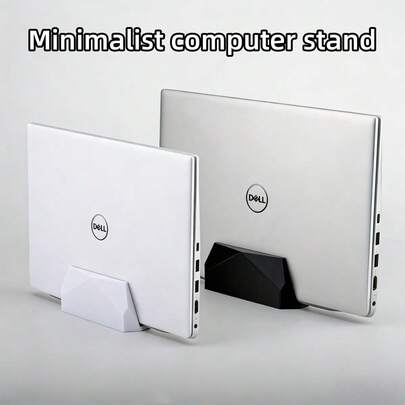 Giá đỡ laptop hình học tối giản - Giá đỡ dọc di động cho MacBook Pro (độ dày lên đến 17mm) và tất cả các loại laptop, dụng cụ sắp xếp bàn làm việc tiết kiệm không gian cho gia đình và văn phòng.