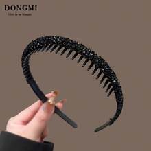 2 piezas Diademas con diamante de imitación, Herramienta de Peinado, Diadema para Lavado Facial - Multicolor - Ver 9