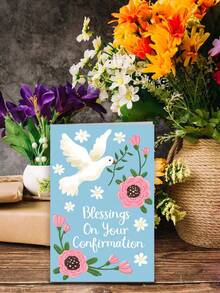 Bộ 4 thiệp/1 thiệp chúc mừng, thiệp rửa tội, thiệp cầu nguyện, thiệp chào mừng lễ rửa tội, thiệp lễ xác nhận đức tin, thiệp chúc mừng đám cưới, thiệp sinh nhật, thiệp tốt nghiệp, thiệp Ngày của Mẹ - Món quà hoàn hảo kèm phong bì cao cấp, kích thước 5.11in x 7.87in. - nhiều màu - Xem 4