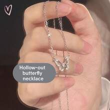 随机一款优雅设计项链，白色玉月光石，轻盈奢华，简约百搭，小众高端锁骨链 - 項鍊 - 查看 2