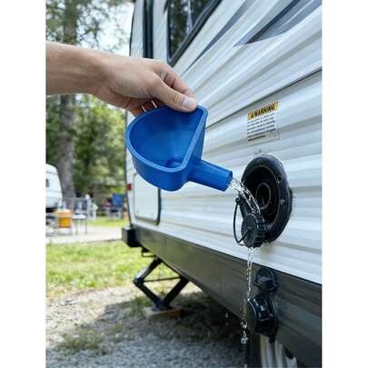 1 Phễu bơm nước ngọt ngoài trời, phễu cắm trại, phễu rót nước ngọt, phễu chứa nước, phễu bơm nước; Chất liệu bền, di động và dễ lắp đặt, phù hợp cho xe RV, xe cắm trại, xe kéo (có nhiều màu sắc). Một vật dụng cần thiết cho những người đam mê hoạt động ngoài trời, một chiếc phễu gia dụng tiện dụng. Đây là món quà tuyệt vời dành cho cha, bạn bè và anh em.