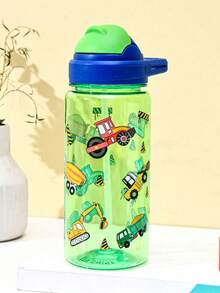 1個 650ml 兒童水壺，中性款，附吸管，便攜式，適合學生返校使用 - 彩色 - 查看 15