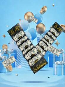 1/2 chiếc ví đựng thẻ tiền sinh nhật, phong bì tiền sinh nhật bất ngờ, phong bì tiền thiết kế đen vàng sang trọng, thẻ tiền, túi đựng tiền sinh nhật, hộp đựng tiền, phong bì tiền bất ngờ, ví ngày lễ, thẻ tiền sinh nhật đa năng, quà lưu niệm độc đáo cho mọi dịp sinh nhật, chủ đề hoạt hình giả tưởng, trưng bày tiền mặt, phong bì thanh lịch, quà lưu niệm tinh tế. - Nhiều màu - Xem 7