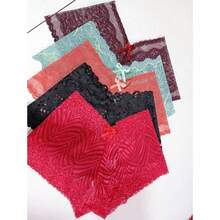 kit 10 calcinha caleson de renda lingerie luxo - KIT3 - Visão 4