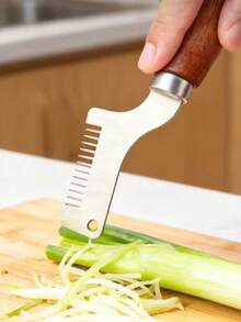 1 Stück/2 Stück Frühlingszwiebel-Zerkleinerer, effizientes Werkzeug zum gleichmäßigen Hacken von Kräutern und Knoblauch, geeignet für Zuhause und Restaurantküche - Verschiedenfarbig - Übersicht 9