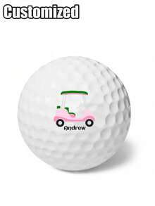 Customized Golf Balls, Personalized Text To Improve Distance And Accuracy. White Golf Balls Suitable For Golf Parties, Graduation Gifts, Father's Day, Valentine's Day Gifts, And Golf Equipment. Sporty Style. - White - View 11