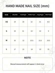 10片春季粉白花卉美甲贴，杏仁形中长款，裸色系手绘格子图案，附赠果冻胶和指甲锉。 - 淺粉色 - 查看 5