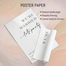 Wedding Welcome Sign, Welcome To Our Wedding Poster, Handwritten Welcome Poster, Editable Template, WLP-FAA 2254 - Multicolor - View 6