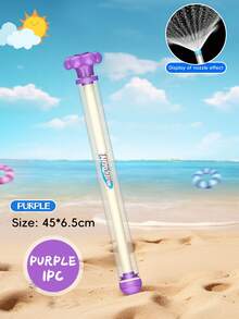 4件套夏季ABS水枪，抽拉式设计，大容量水箱，适用于游泳池、沙滩、草坪和水上乐园 - 彩色 - 查看 20