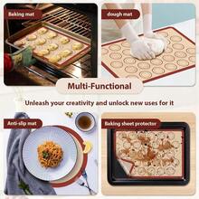 4pcs Silicone Baking Mat Non-Stick Heat Resistant Reusable Oven Liner For Oven Grill Air Fryer - View 10