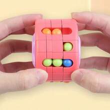 1pc Cube, Brain Teaser Puzzle Toy For Teens, Stress Relief And Mindfulness Training - Multicolor - View 2