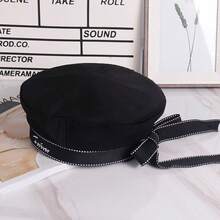 1 PC Navy Feng Sailor Hat Beret Female White Uniform Hat Ribbon Navigator Hat Shooting Stage Performance Crew Hat - Trắng - Xem 11