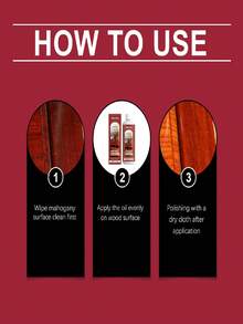 300ml Wood Furniture Cleaner & Conditioner Oil, Polishes, Restores Shine, Removes Scratches, High-Grade Wood Care Oil Suitable For Floors, Furniture, Tables And Other Wood Surfaces, Also Great As A Gift For Occasions Like Valentine's Day, Mother's Day, Parties, Alternative To Particleboard, Wood Stain, Furniture, Wooden Doors - 液體 - 查看 6