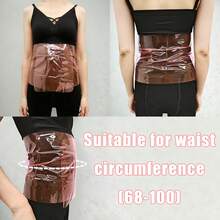 1pc Sauna Waist Trainer, Slimming Waist Cincher, Shaping Tummy Trimmer, Home Fitness Accessory To Enhance Training Effect - Multicolor - View 12