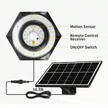 3-Color Outdoor Solar Garage Light, Motion Sensor & Light Sensor Porch Lamp, 4000mAh USB Rechargeable Solar Wall Light For Garden Yard - 228 LED Beads, 3-color Chandelier - View 3