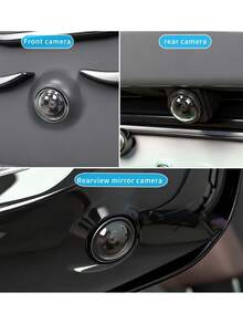 Bộ 1/2 cặp miếng dán bảo vệ ống kính camera trước và sau ô tô toàn cảnh 360 độ, độ phân giải cao, trong suốt, chống bụi, chống sương mù, chống mưa, chống đá, chống va chạm. - Vỏ bảo vệ - Xem 8