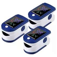3 Digital Finger Pulse Oximeters - Blue - View 1