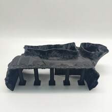 Roman Column Palace Shaped Aquarium Decor Cave, Brown - E - View 11