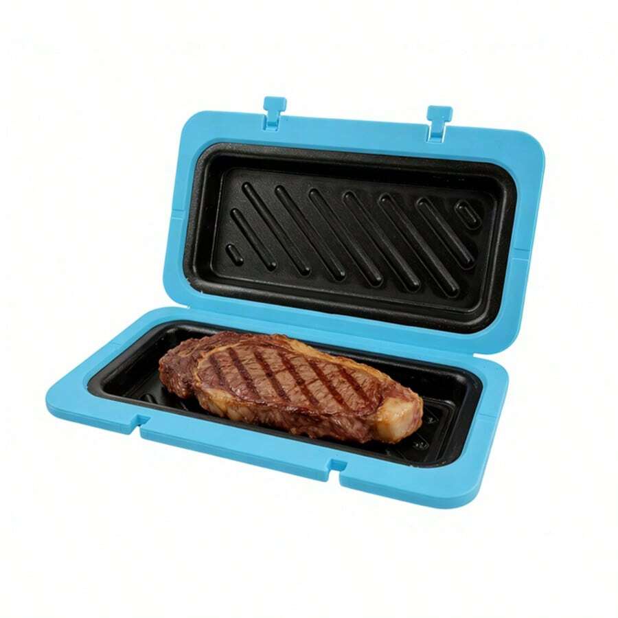 Máy làm bánh mì kẹp bằng lò vi sóng với dây đeo silicon điều chỉnh được, lớp chống dính có thể tháo rời, bánh mì nướng phô mai giòn tan, bánh mì nướng trong vài phút. - Xem 1