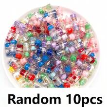 10颗混合随机水果树脂珠，棒棒糖、草莓、葡萄形状吊坠，适合DIY创意耳环、项链、手链、珠宝制作材料 - 水果瓶吊墜 - 查看 17