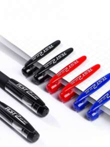 1-12支速干凝胶笔，0.5毫米，黑色墨水 - 书写流畅，速干，带笔夹，适合办公和学习使用 - 快乾凝膠筆 - 查看 6