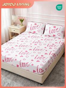 Bộ ga trải giường in họa tiết 2/3 món (1 ga trải giường + 1/2 vỏ gối, không kèm ruột gối), chất liệu bảo vệ nệm thân thiện với da, vỏ nệm in họa tiết, mềm mại và thoáng khí, nhiều kích cỡ phù hợp với giường đơn/đôi/nữ hoàng/vua, dùng được cả bốn mùa, có thể giặt máy, trang trí nhà cửa, trang trí phòng ngủ, đạt chứng nhận OEKO-TEX. - Nhiều màu - Xem 2