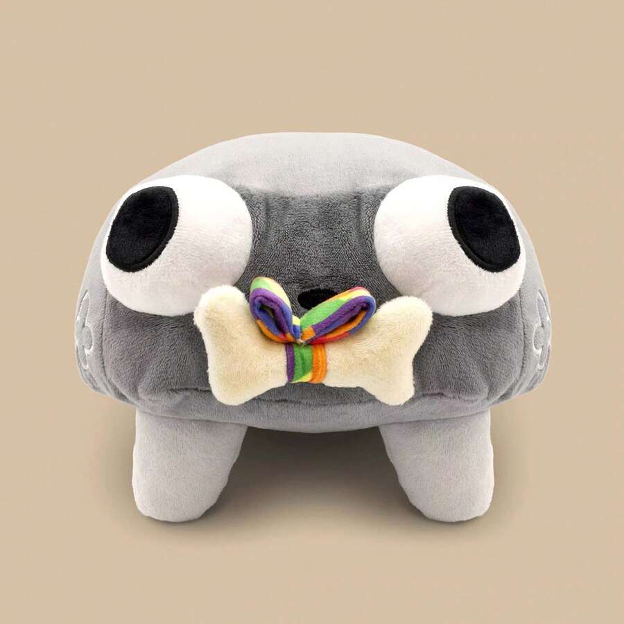 12-Inch Dandy Plush Toy – Dandy's World Collectible Stuffed Animal Doll - 灰色 - 查看 1