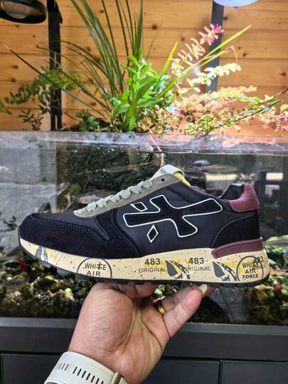 phantombear 2026 Nuevos tenis retro para pareja, zapatos deportivos de running y casuales de 483m, para campus, de lujo ligero, transpirables, para trabajo, con caja de regalo, tallas grandes, entrega rápida. La impresión de la suela puede tener variación aleatoria