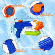 3+ Years Old Unisex Summer Water Gun Toy, Outdoor Swimming Pool Water Sprayer - Multicolor - View 13