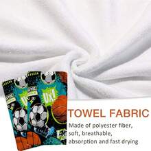 2/4/48pcs 2026 World Cup Football Pattern Print Kitchen Towels - Super Soft, Highly Absorbent Polyester Dish Towels & Hand Towels, Ideal For Holiday, Kitchen, Party Decor - Multicolor - View 4