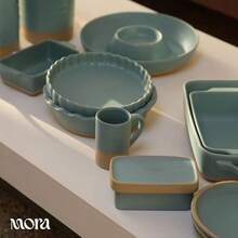 Mora Ceramics Tea Cup With Loose Leaf Infuser, Spoon And Lid, 12 Oz, Microwave And Dishwasher  Coffee Mug - Rustic Matte Ceramic Glaze, Modern Herbal Tea Strainer - Great Gift For Women, Flint - Hoa diên vĩ - Xem 4