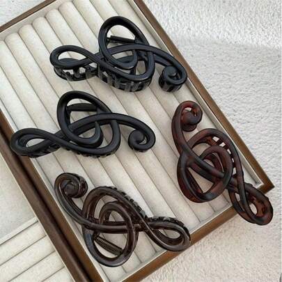 音符发夹，优雅女士发饰，新款时尚发爪，适合盘发造型