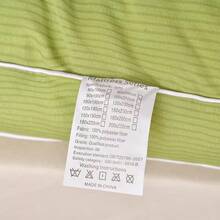 绗缝网格床垫，高级榻榻米床垫，卧室适用 - 綠色 - 查看 4