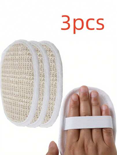 3pcs Deep Exfoliating Body Scrubber, Suitable For Both Men And Women For Body Skin Cleansing And Exfoliation, A Gentle And Lightweight Bath Towel Used For Removing Dead Skin.
