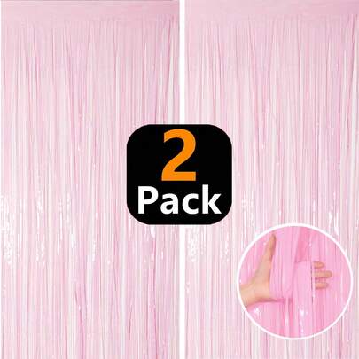 1 Stück Quaste Vorhang Dekor Hintergrund für Party, Fotobox, geeignet für Geburtstag, Hochzeit, Abschluss Dekoration