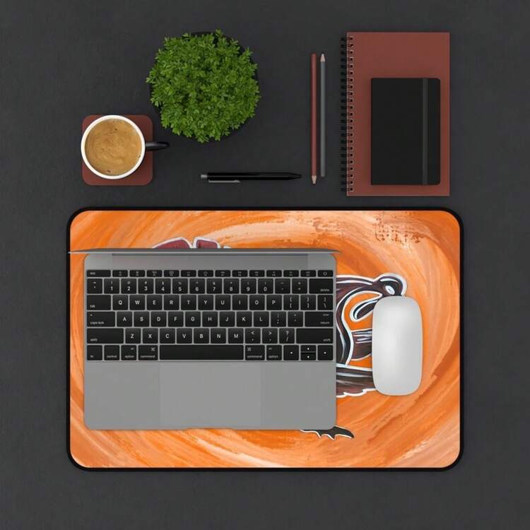 Virginia Tech Hokies Mascot Desk Mat: College Football Fan Gift - Đen - Xem 6