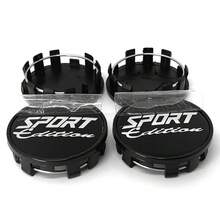 4 chiếc nắp chụp mâm xe ô tô logo SPORT 54MM, nắp chụp tâm mâm xe chống bụi màu đen, phụ kiện độ xe. - A - Xem 10
