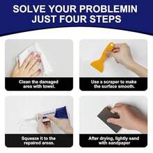 Wall Hole Repair Paste, Putty Filler For Cracks And Holes, Quick Fix For Ceilings, Doors, Walls – Home Apartment Repair - A - View 2