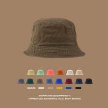 2026新款春夏宽檐帽，渔夫帽，时尚复古牛仔风，户外露营沙滩度假帽 - 彩色 - 查看 6