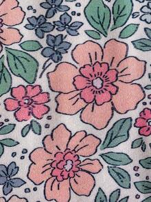 Bộ 2 món váy công chúa dài tay dễ thương thanh lịch và băng đô cho bé gái mùa xuân/thu, thích hợp mặc thường ngày. - Màu Hồng  San hô - Xem 8