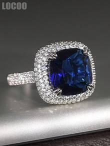 1 PC Romantic Cubic Zirconia Ring For Women For Wedding Engagement Anniversary Party Jewelry Valentine's Day Gift - 1# - View 2