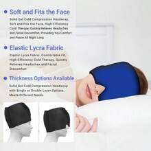 Mũ chườm lạnh gel giảm đau nửa đầu - Mũ làm dịu nóng lạnh, thích hợp cho mắt sưng, áp lực xoang và giảm áp, tai nghe gel làm mát vật lý để chườm nóng lạnh, tai nghe túi đá, mặt nạ, mặt nạ mắt, tai nghe gel. - Nhiều màu - Xem 4
