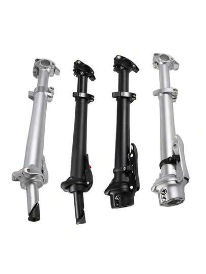  CNC Fahrradteile - Faltrad Lenker oder DAHON 412 SP8 SAVA Teleskop Faltrad Lenkerteile, 25,4/28,6 mm Vordergabel, erhältlich in Silber und Schwarz