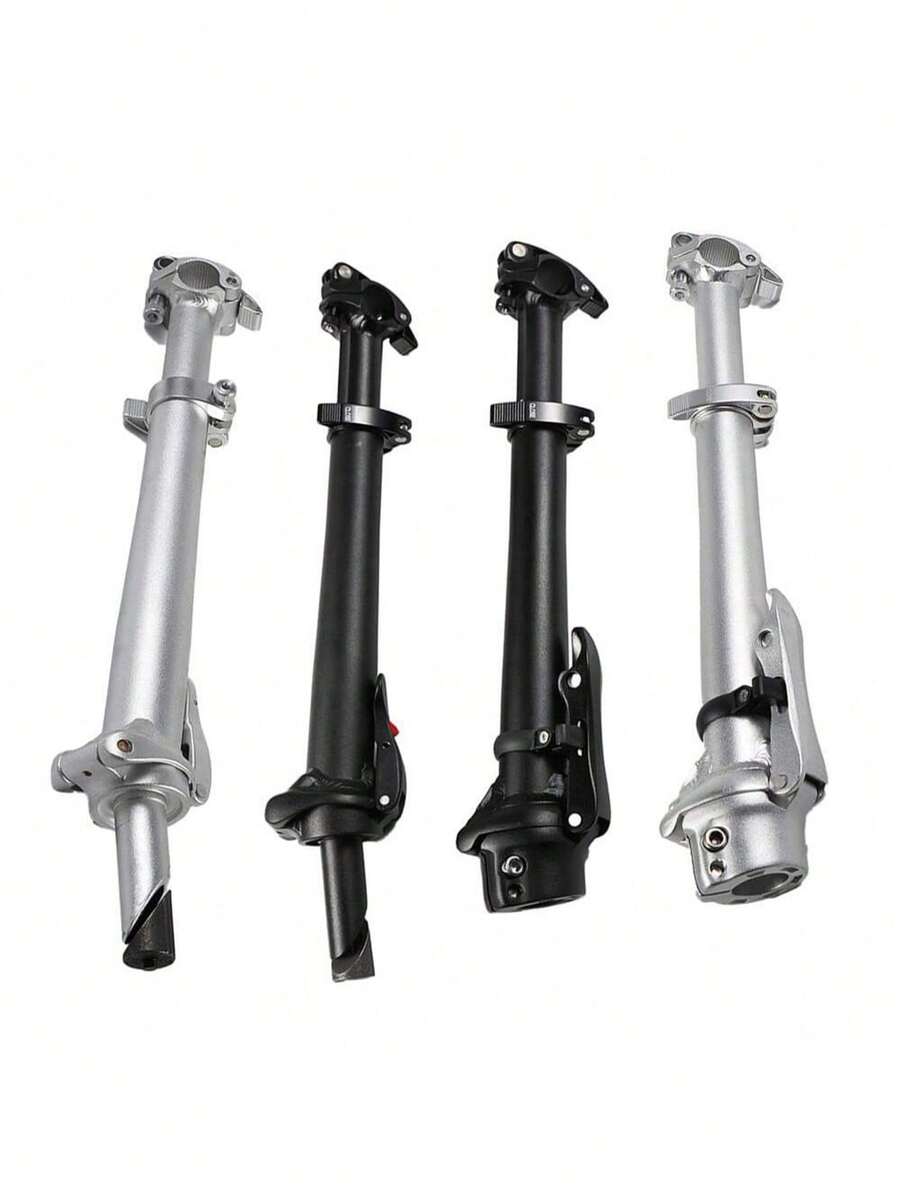 CNC自行车零件 - 折叠自行车车把或DAHON 412 SP8 SAVA伸缩折叠车把零件，25.4/28.6mm前叉，银色和黑色可选