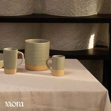 Mora Ceramics Tea Cup With Loose Leaf Infuser, Spoon And Lid, 12 Oz, Microwave And Dishwasher  Coffee Mug - Rustic Matte Ceramic Glaze, Modern Herbal Tea Strainer - Great Gift For Women, Flint - Hạt tiêu - Xem 3