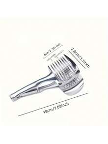 1 cái dụng cụ cắt chanh, cắt cà chua, dụng cụ cắt chanh bằng hợp kim nhôm, dụng cụ cắt đa năng dùng trong gia đình, dụng cụ chia trái cây và cà chua. Dụng cụ cắt chanh bằng hợp kim nhôm, kẹp cắt cà chua thủ công, dụng cụ chia cà chua và trứng/rau bina. Dụng cụ cắt chanh được làm từ chất liệu hợp kim. - Nhiều màu - Xem 8